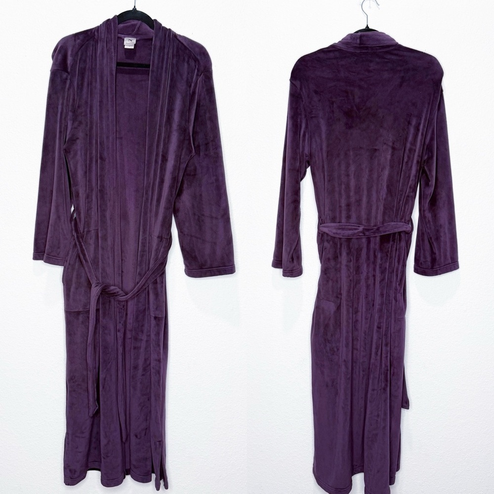 N Natori Cashmere Fleece Cozy Robe Pockets